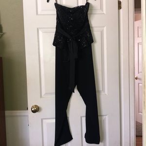 Sequence bodice romper